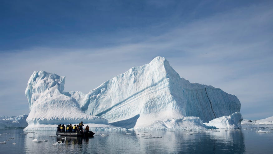 Boat in Antarctica